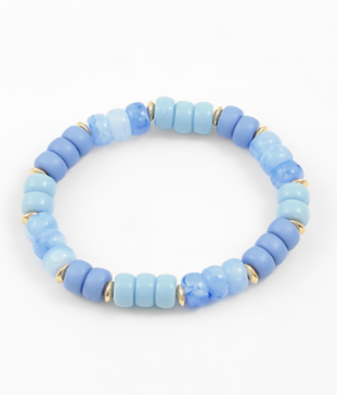 Stone Beads Blue Bracelet