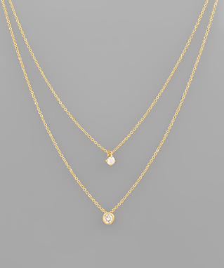 Never Let You Down Gold Necklace