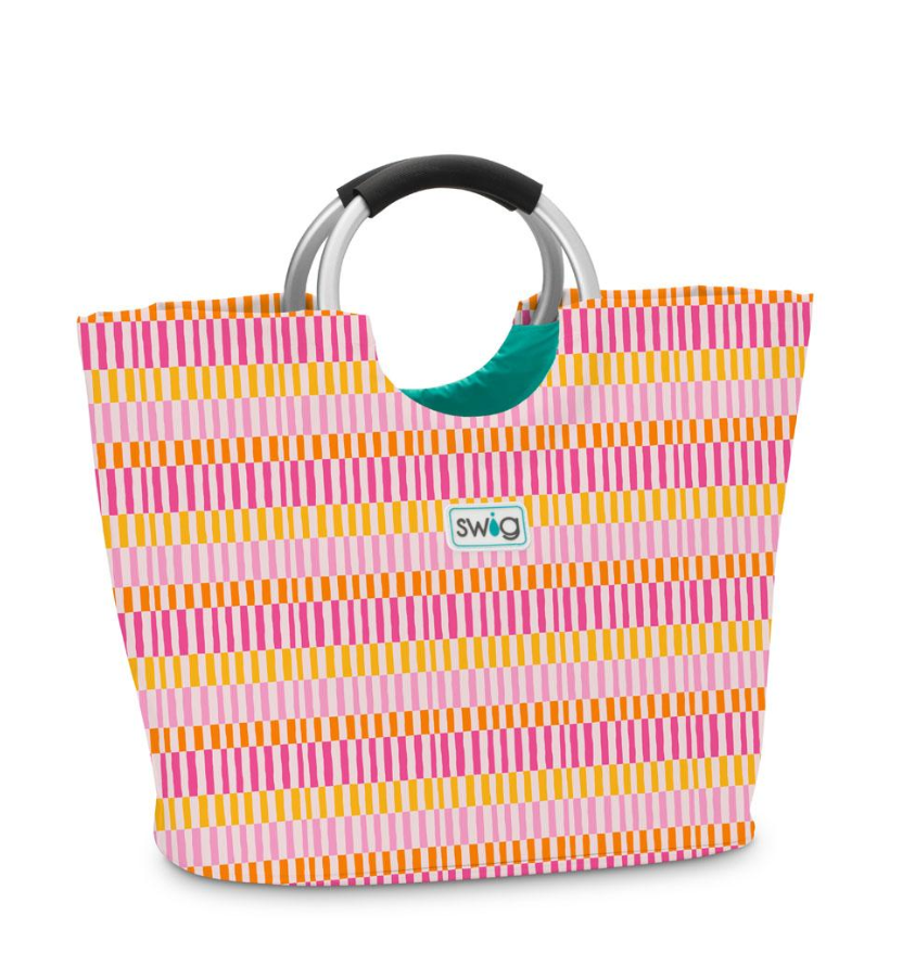 Sherbet Stripe Loopi Tote Bag