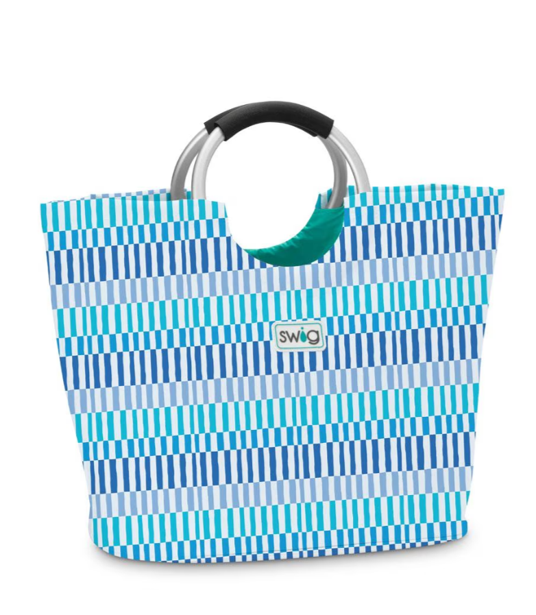 Glacier Stripe Loopi Tote Bag