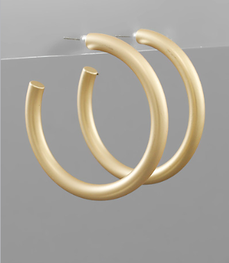 Big Energy Gold Hoops