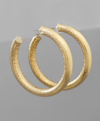 Essential Circles Gold Hoops