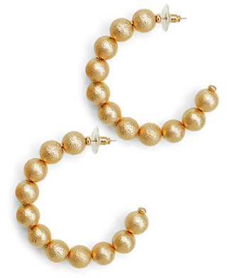 Spiral State Gold Hoops