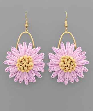 Chasing Flowers Lavender Earrings