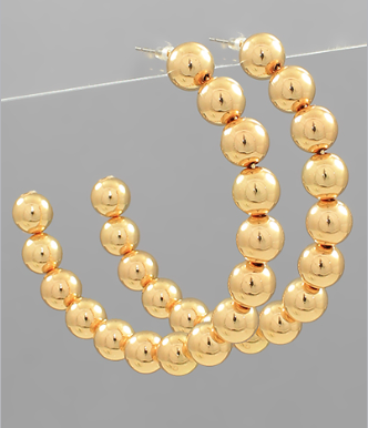 Looped In Gold Hoops