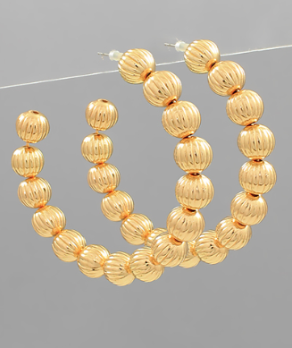 Hidden Glow Gold Hoops