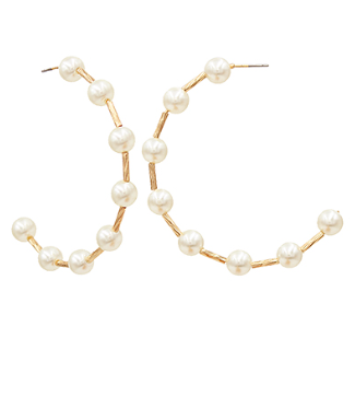Gilded Orbit Hoops