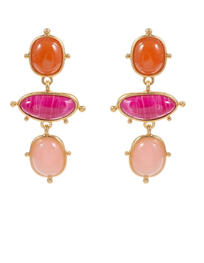 It's Finally Here Pink Drop Earrings