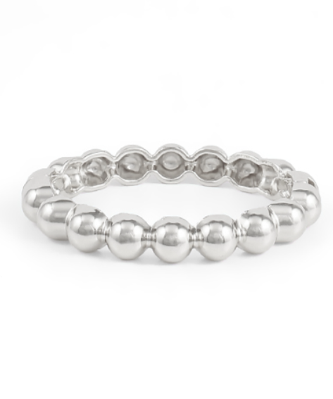 Timeless Touch Silver Bangle Bracelet