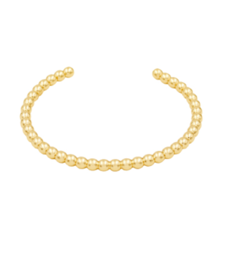 Ball and Link Cuff Bracelet