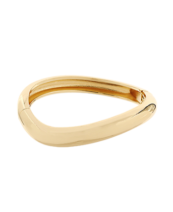 Staying in the City Gold Bangle Bracelet