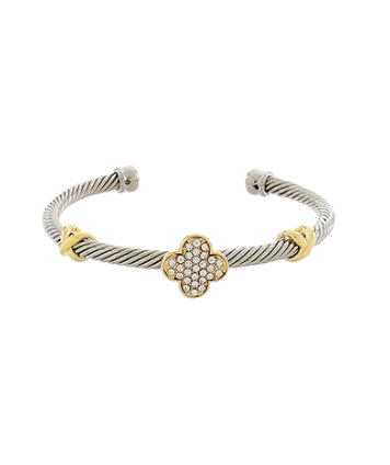 Clover Grace Cuff Bracelet