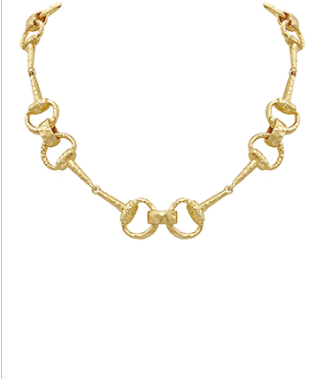 Horsebit Gold Necklace