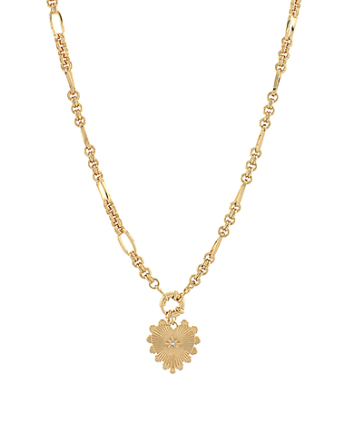 Textured Heart Necklace