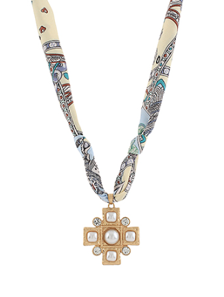 Trending Now Scarf Necklace