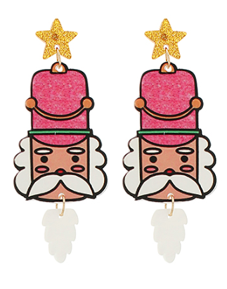 Christmas Nutcracker Drop Earrings