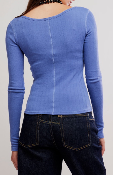 End Game Pointelle Peri Top