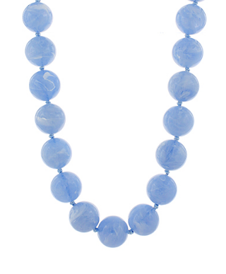 Marble Light Blue Necklace