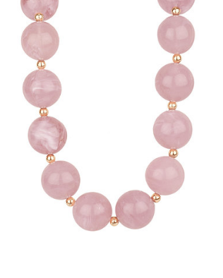 Keep It Coming Light Pink Necklace