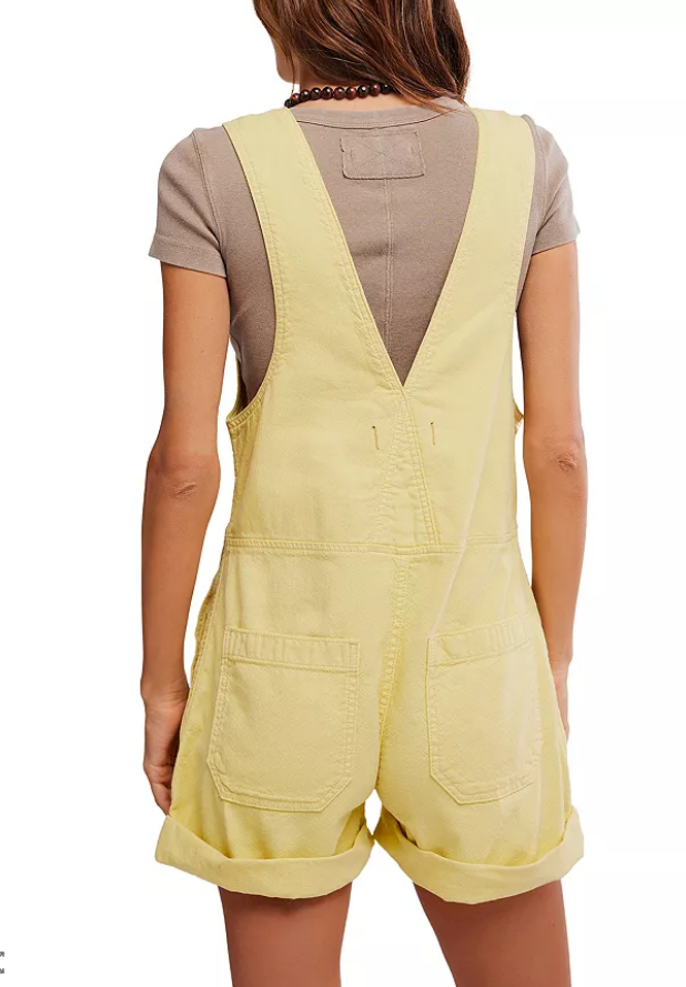 Jude Sicilian Yellow Shortalls