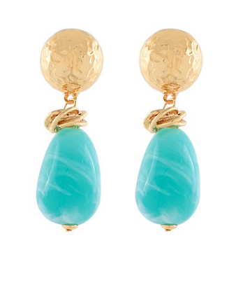 Conservatory View Turquoise Drop Earrings