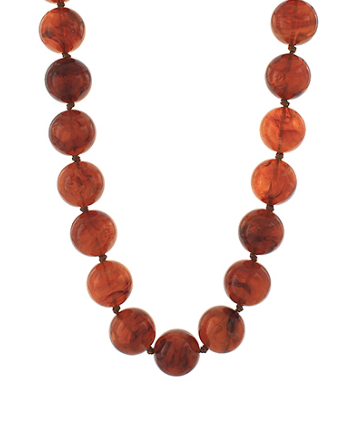 Marble Tortoise Necklace