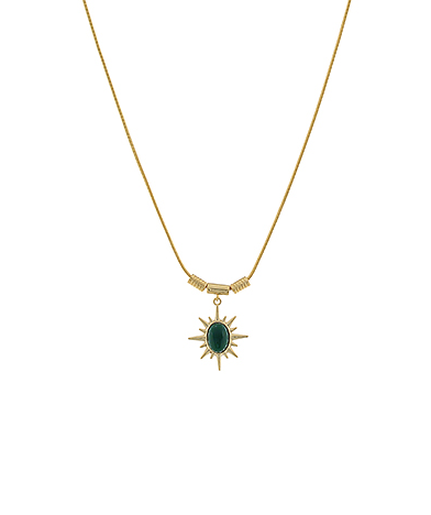 Posie Green Necklace