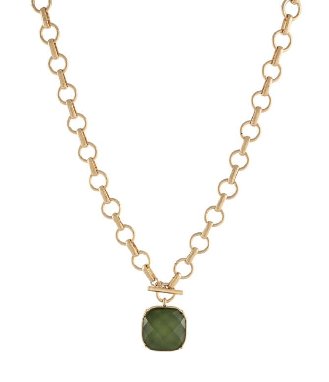 Wanderlust Olive Necklace