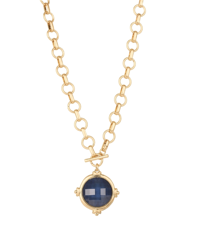 Garden Society Navy Necklace