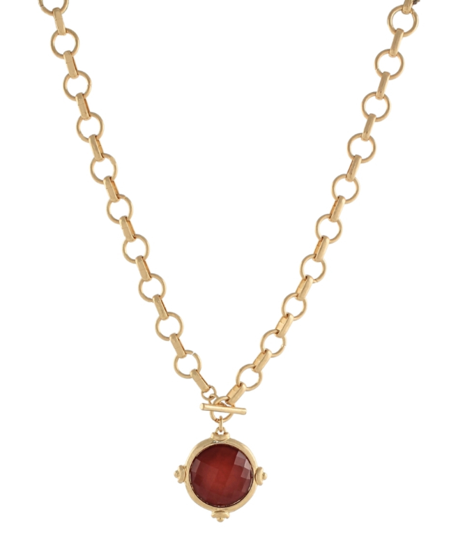Garden Society Burgundy Necklace