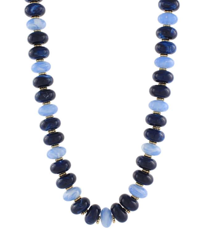 Life of the Party Blue Necklace
