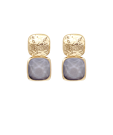 Just So Happens Gold Earrings