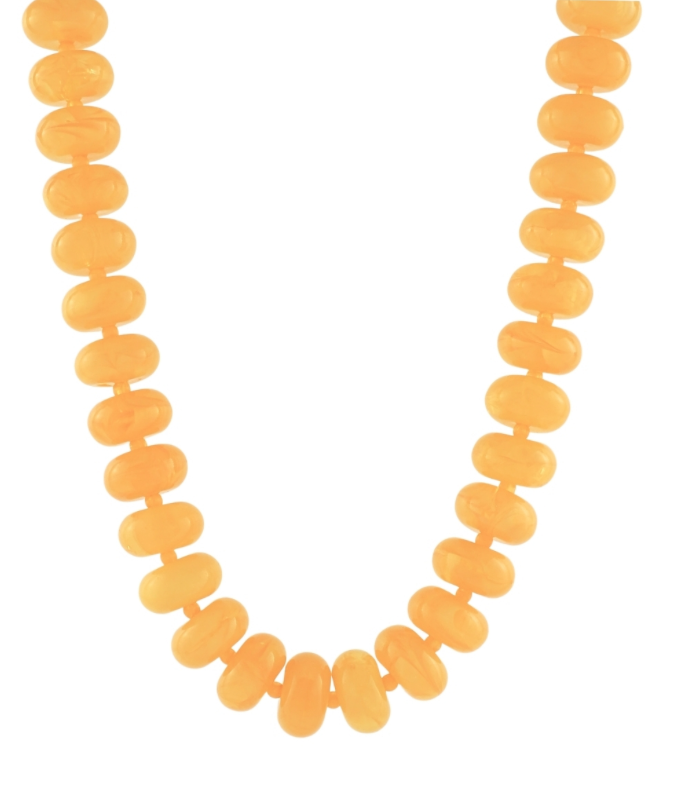 Keep It Easy Yellow Necklace