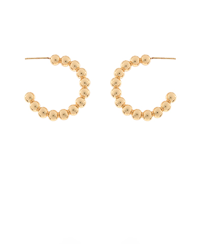 Charm School Gold Hoops