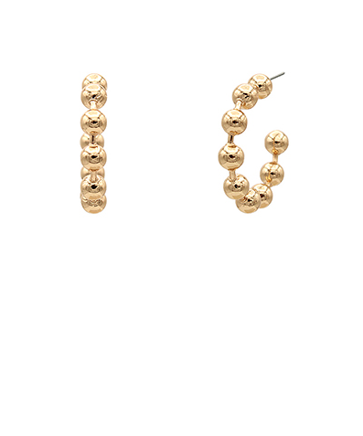 Looking the Part Gold Hoops