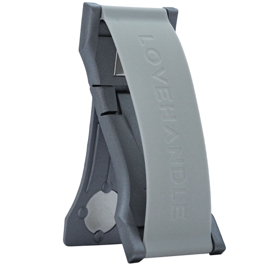 PRO Silicone Silver Phone Grip & Stand