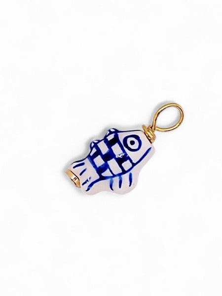 Porcelain Fish Charm