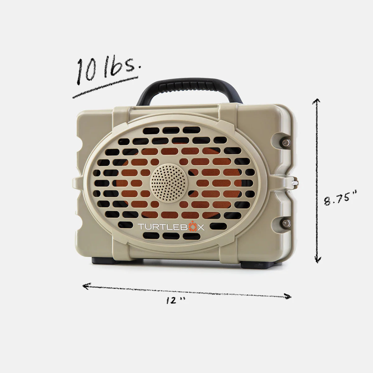 Turtlebox GEN3 Waterproof Tan Speaker