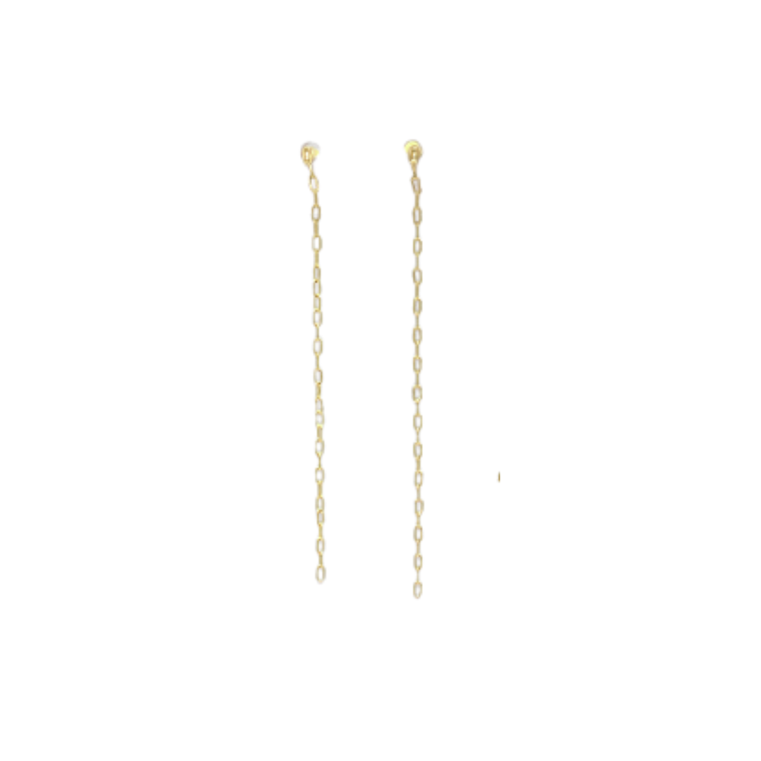 Leaving Hints Gold Earrings