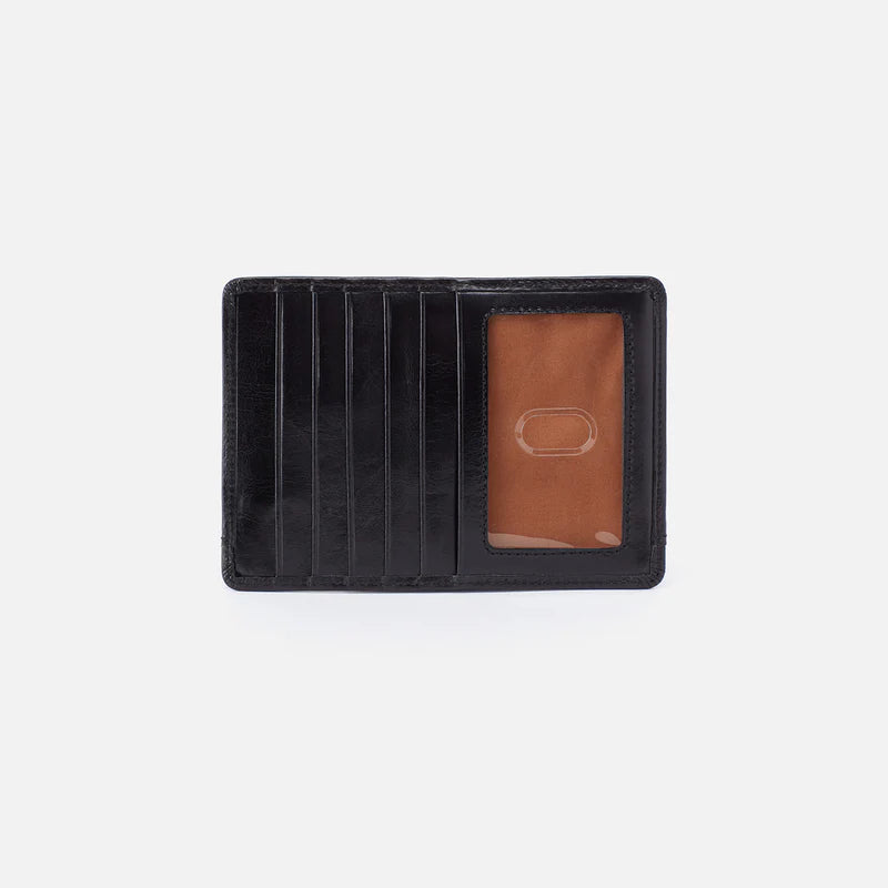 Euro Slide Black Card Case Wallet