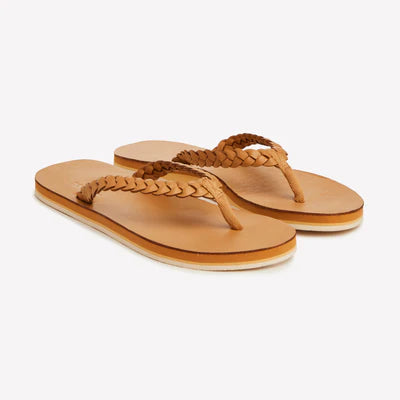 Meadows Braided Hazelnut Flip Flops Sandal