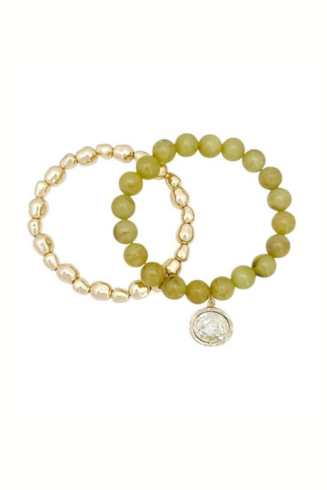 The Best Chapter Olive Bracelet Set