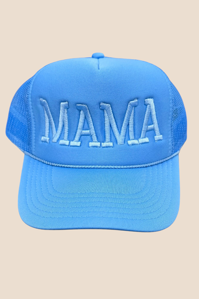 Mama Raised Blue Cap