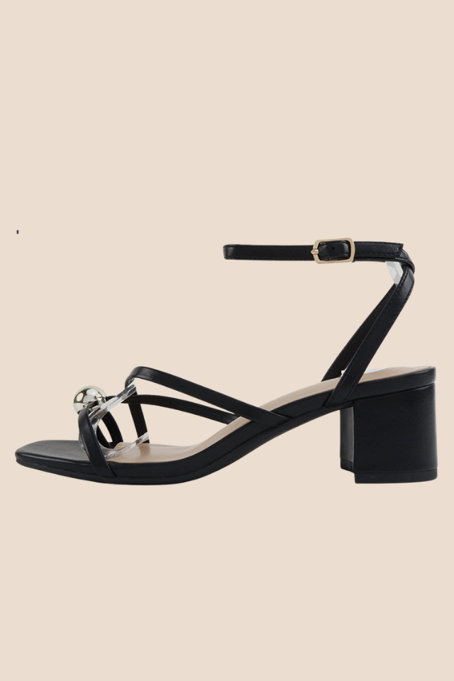 Tuari Black Sandal