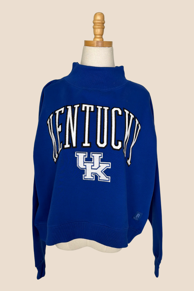 Kentucky Nelson Texture Lingo Blue Sweatshirt