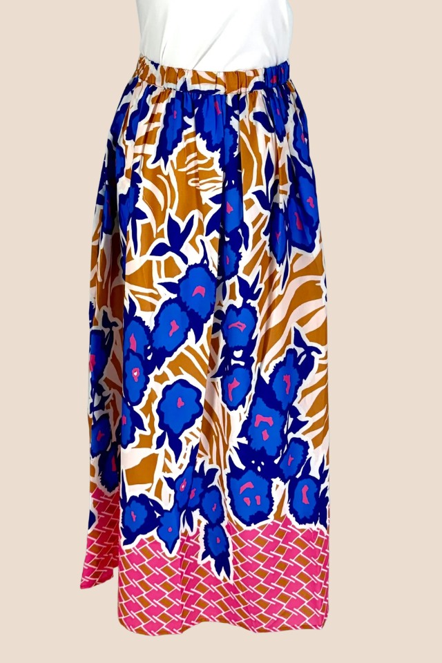 Savannah Bloom Maxi Skirt – Ribbon Chix