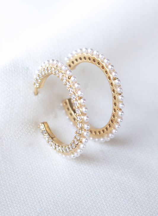 Whit Hoop Earrings
