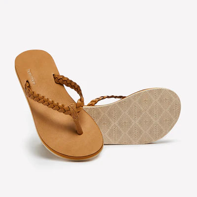Meadows Braided Hazelnut Flip Flops Sandal