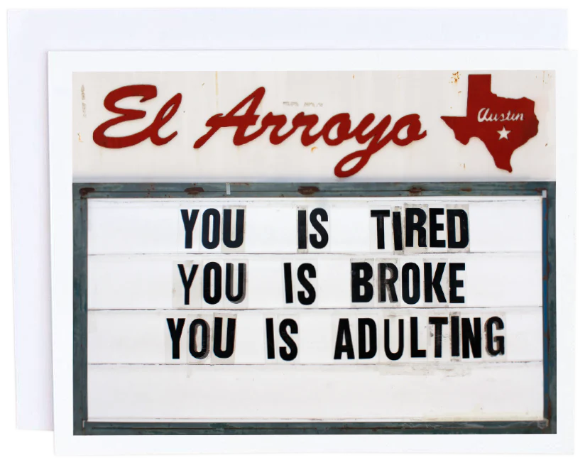 Adulting Card