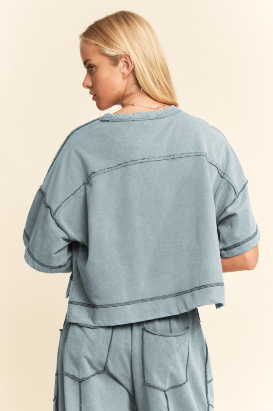 Just What You Wanted Denim Blue Set